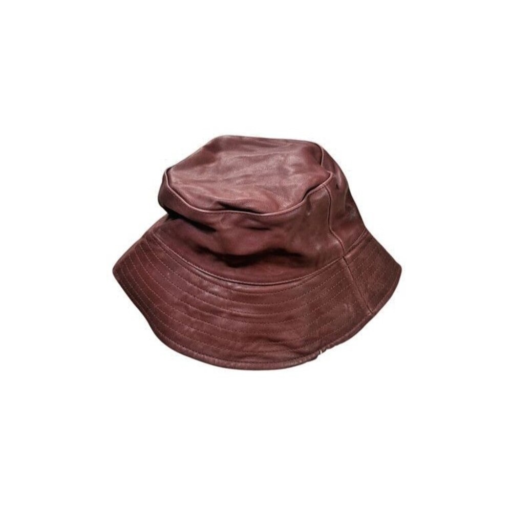 Wilsons Leather Bucket Hat Size Small Medium Streetwear Festival Rave Urban Y2K